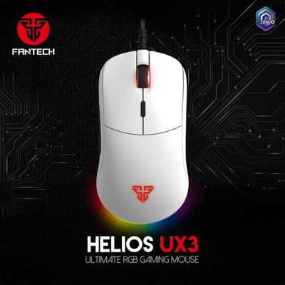 Fantech Helios UX3 Space Edition RGB Gaming Mouse White_img_0