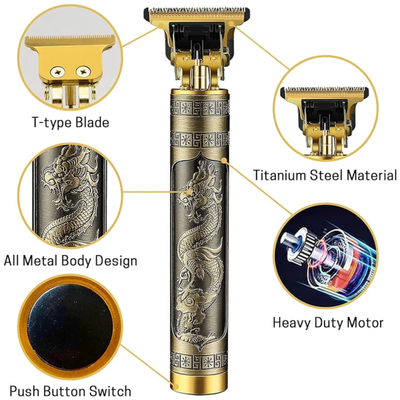 Professional Hair & Beard Trimmer - Long-Lasting Battery_img_2