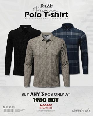 PL33F China Micro Spandex Full Sleeve Polo_img_0