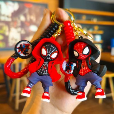 3D Spider-Man Keychain for Boys – Premium Rubber Key Ring_img_0