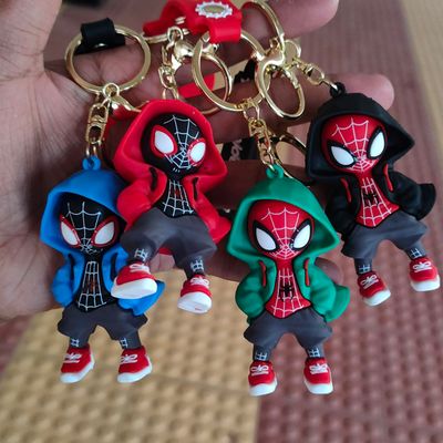 3D Spider-Man Keychain for Boys – Premium Rubber Key Ring_img_1