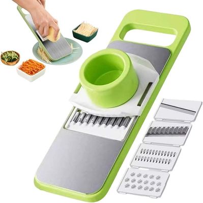 (5 set) Wholesale Vegetable Cutter & Slicer 5-in-1– Stainless Steel Multi-Blade Kitchen Tool for Slicing, Dicing, Grating & Julienne_img_5