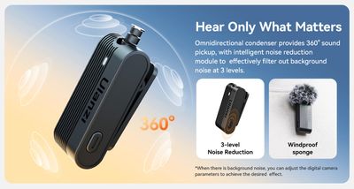 MicrophoneUlanzi A100 Wireless Lavalier Microphone_img_10