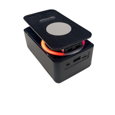 K98 Rotating Foldable Phone Stand with Bluetooth Speaker | 360° Sound & Universal Desk Holder_img_1