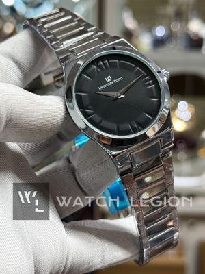 UNIVERSE POINT MINIMALISTIC ROMAN NUMERIC BLACK DIAL MENS WATCH | UP1988-2528_img_0