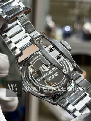 UNIVERSE POINT MINIMALISTIC ROMAN NUMERIC BLACK DIAL MENS WATCH | UP1988-2528_img_1