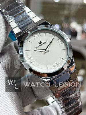 UNIVERSE POINT MINIMALISTIC ROMAN NUMERIC WHITE DIAL MENS WATCH | UP1988-2528_img_1