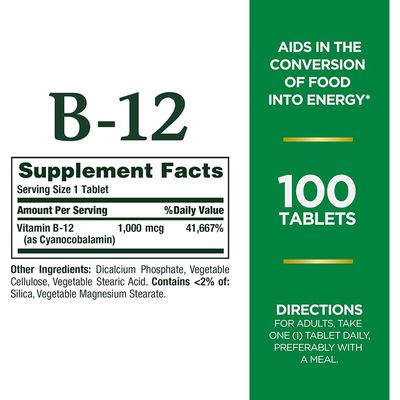Nature’s Bounty Vitamin B-12 1000mcg_img_1