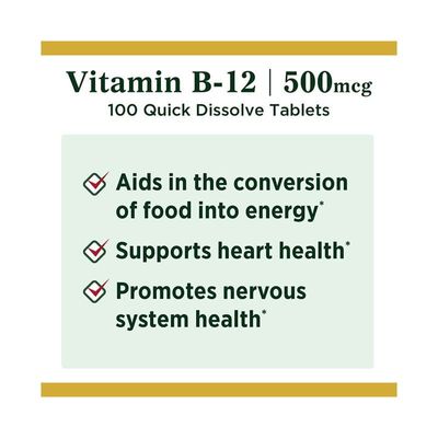 Nature’s Bounty Vitamin B-12 500mcg_img_1