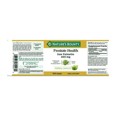 Nature’s Bounty Saw Palmetto 450mg_img_1