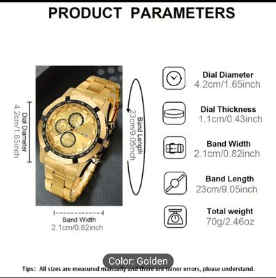 Men's Watches,Three Eye Sports Calendar Waterproof Watch_img_1