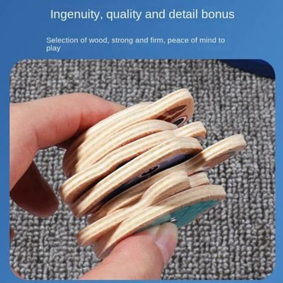 Baby Wooden Magnetic Fishing Games for Educational Toys Sets (31 pcs Fish and 2 Rod)_img_5