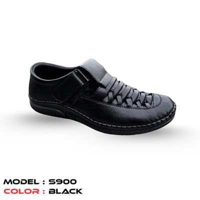 S900 Leather Black Shoes_img_1