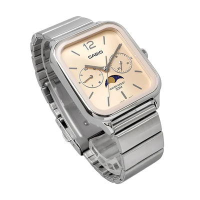 Casio Enticer Moon Phase Champagne Dial Men's Watch- MTP-M305D-9AV_img_3