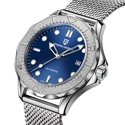 Pagani Design Automatic Mesh Strap Men's Watch- PD-1818_img_1