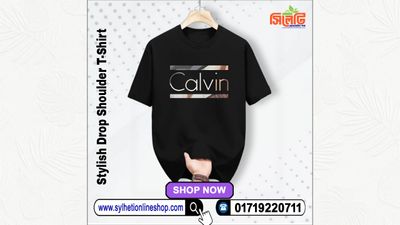 Calvin Stylish Drop Shoulder T-Shirt (Code: 2218400)_img_0