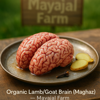 Organic lamb or goat brain / maghaz._img_0