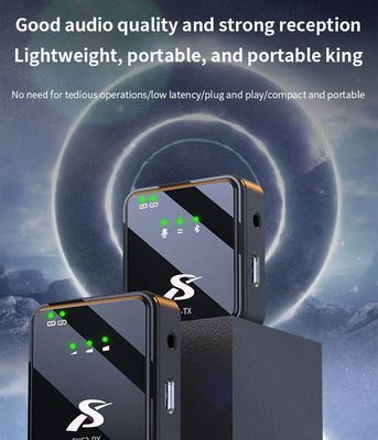 SX63 Wireless Microphone with Charging Case. Type C, iPhone, 3.5mm All in One_img_2