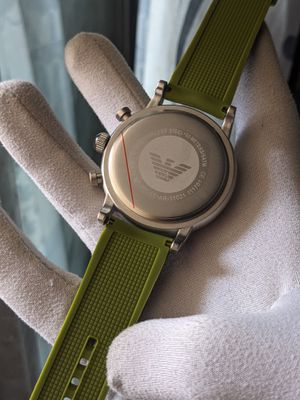 Armani Chronograph Watch White face_img_5
