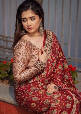Soft Silk Saree with Blouse Piece_img_3