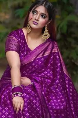 Japani Silk Sharee with Blouse Piece_img_1