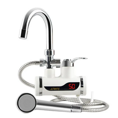 Hot Water Tap With Hand Shower For Wall Mount_img_1
