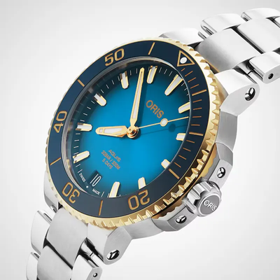 Oris Aquis AutoMatic Date Calibre 400 Blue Dial Men's Watch 0140077696355_img_1