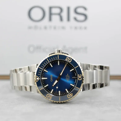 Oris Aquis AutoMatic Date Calibre 400 Blue Dial Men's Watch 0140077696355_img_2