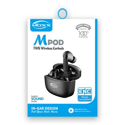 MOXX MPOD ENC TWS Wireless Earbuds | Cancellation (ENC) Active_img_1