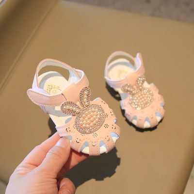 Baby Girls Rhinestone Rabbit Soft Sole Summer Party Sandal (06 months to 24 years)_img_1