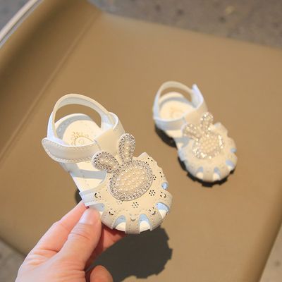 Baby Girls Rhinestone Rabbit Soft Sole Summer Party Sandal (06 months to 24 years)_img_2