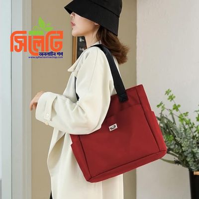 Fashion Shopping Bag (Maroon)_img_0