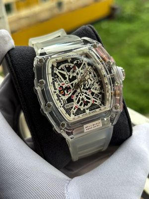Richard Millie Mclaren Transparent Belt White Dial_img_0