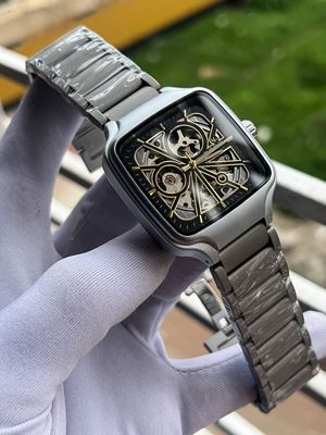 Rado Auto Chain Silver Black Dial
