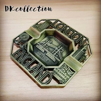 Metallic square ashtray portable cigar ash tray_img_4