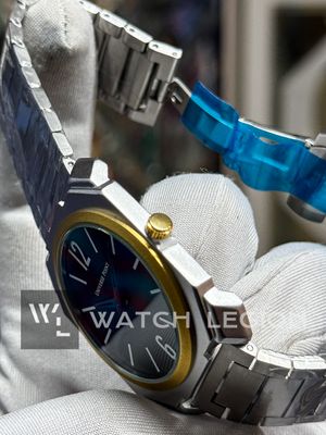 UNIVERSE POINT ULTRA SLIM OCTAGONAL TWO TONE CASE WHITE DIAL | UP1988-1205_img_1