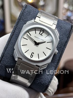 UNIVERSE POINT ULTRA SLIM OCTAGONAL CASE WHITE DIAL | UP3949-1205B_img_0