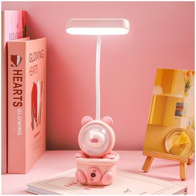 Luz Noturna LED Com Apontador de Lápis, Abajur, Proteção Ocular Em Formato de Coelho para Leitura_img_0