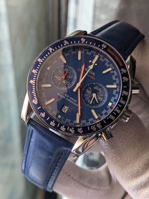 Omega Chronograph Watch Blue_img_0
