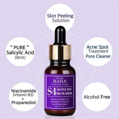 Cos De BAHA Salicylic Acid BHA 4% Serum 30ml (S4)_img_2