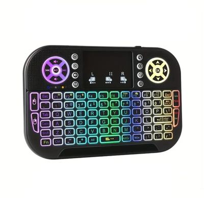 GearUP MK20 2.4GHz + Wireless Dual Mode RGB Backlit Rechargeable Mini Portable Keyboard With Touchpad_img_0