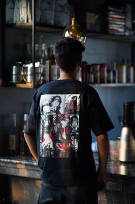 Itachi Oversized T-Shirt Black_img_2