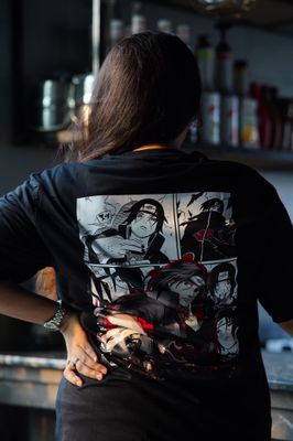 Itachi Oversized T-Shirt Black_img_5