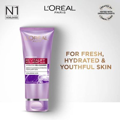 L’Oreal Revitalift Hyaluronic Acid Hydrating Gel Cleanser – 100ml_img_1