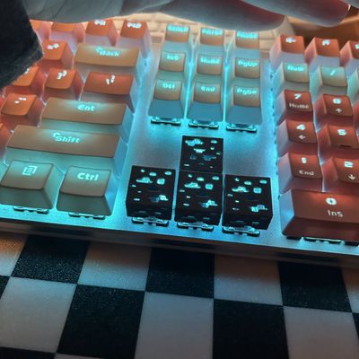 Minecraft Ore 3D Printed Keycaps_img_0