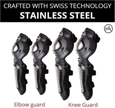 Premium Knee Gourde & Elbow Gourde Pro Biker Brand_img_5