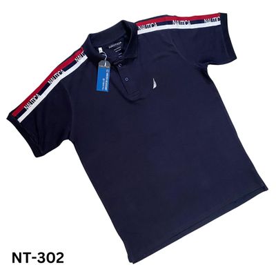 Nautica Men's Navy Blue Polo T-shirt_img_1