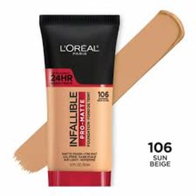 Loreal Infallible Pro Matte Foundation 106 Sun Beige – 30ml_img_1