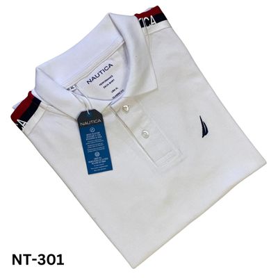 Nautica Men's White Polo T-shirt_img_0