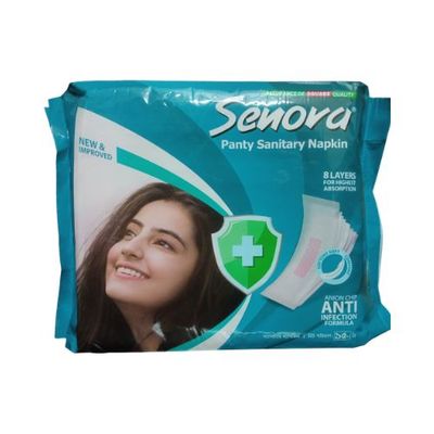 Senora Panty Sanitary Napkin 15pcs সেনোরা প্যান্টি স্যানিটারি ন্যাপকিন_img_0